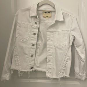 Lagence White denim jacket S